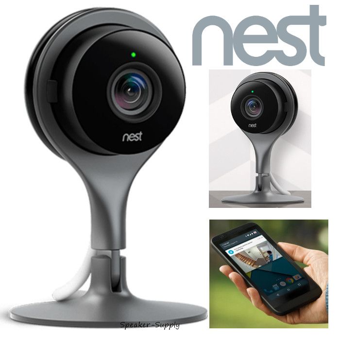 Nest Cam Indoor Security Camera Pro 1080p HD WiFi Wireless Cell Access